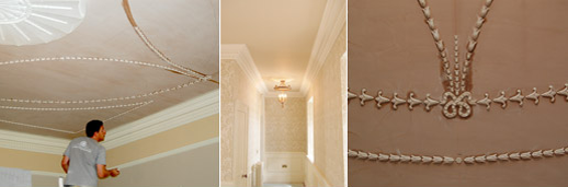 Fixing/Fitting service and supply and fit of plaster mouldings